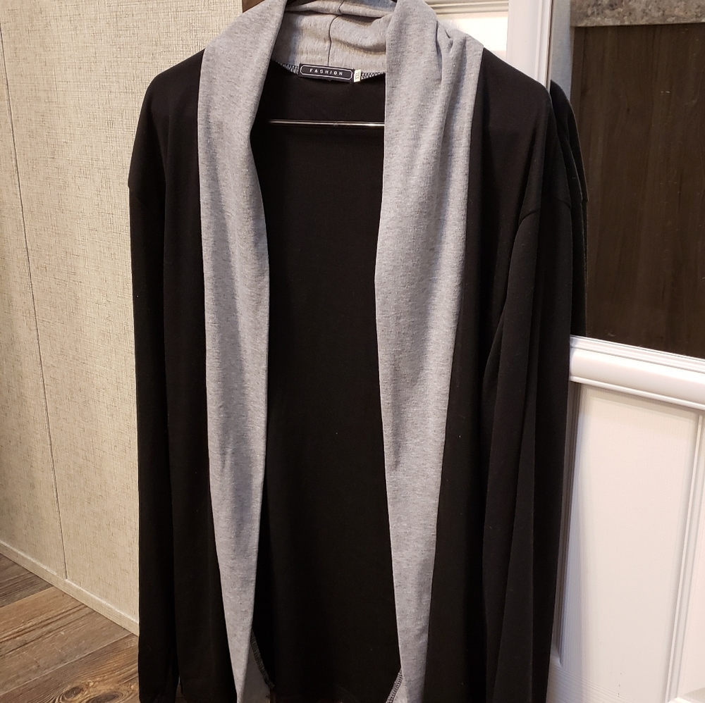 Medium black and grey Mens Cardigan